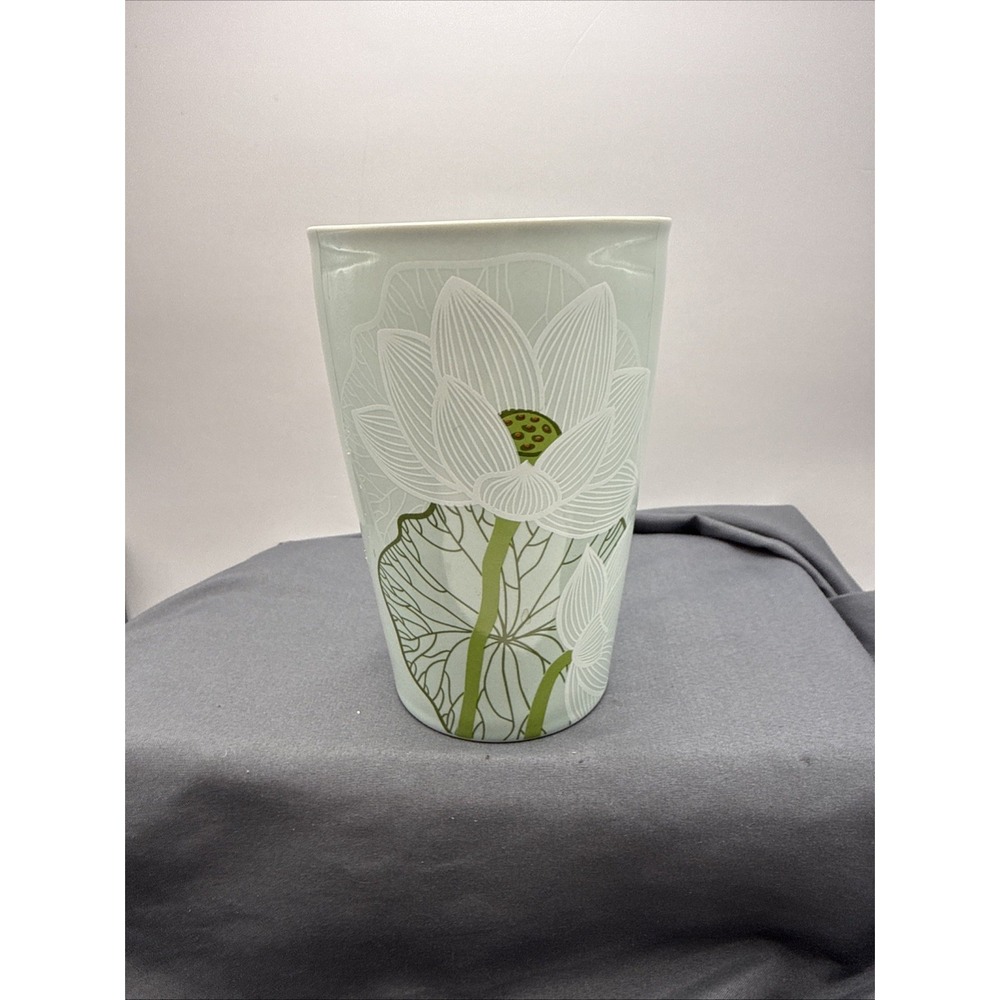 Tea Forte KATI  Cup,   LOTUS Flowers, Pale Light Green "ONLY MUG" (C29)